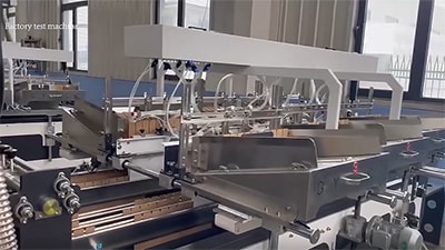 Машина для сборки решёток из гофрокартона